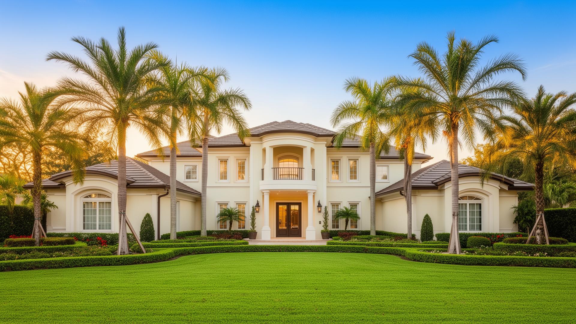 Beautiful Orlando home with fresh landscaping and clean exterior